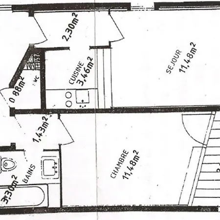 Aravis 1500-11 - 2 Pieces Et Coin Nuit Apartment